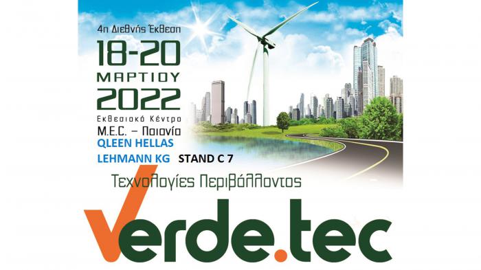 Qleen Hellas & Lehmann KG στην Έκθεση Verde Tec 2022!