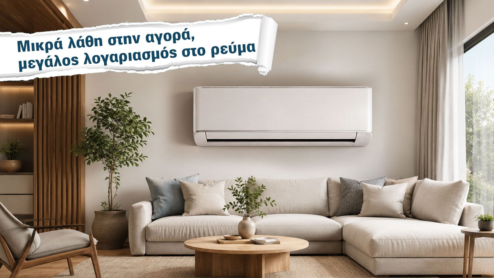 Αγορά κλιματιστικού: Τα 7 λάθη που πληρώνεις στον λογαριασμό