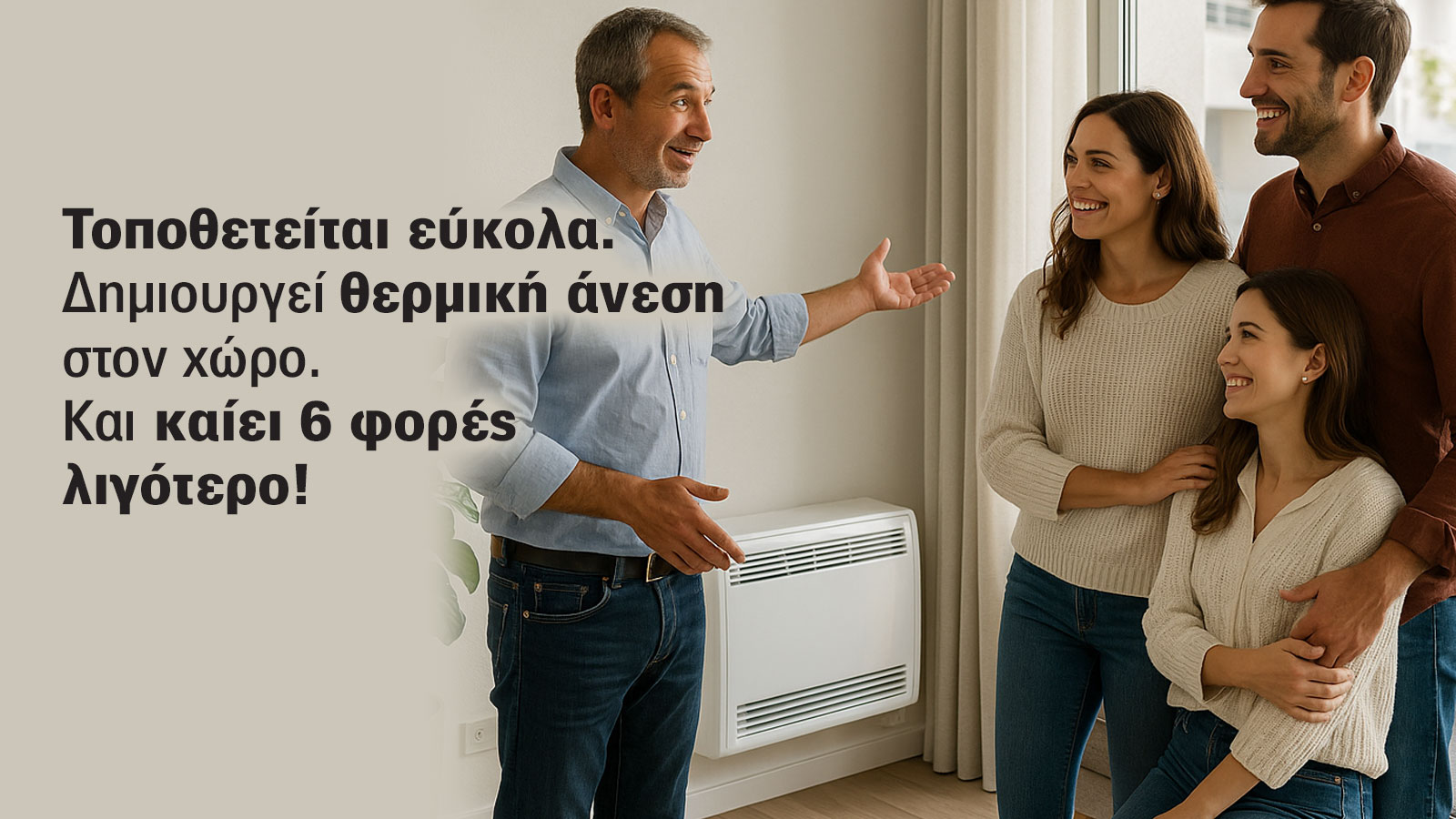 Η όλη εγκατάσταση μπορεί να γίνει μέσα σε μια ημέρα!