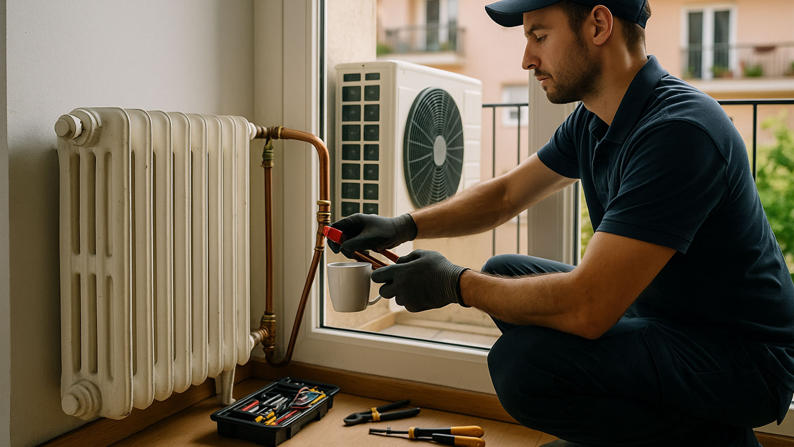 Μπορώ να συνδέσω αντλία θερμότητας στα καλοριφέρ που έχω;