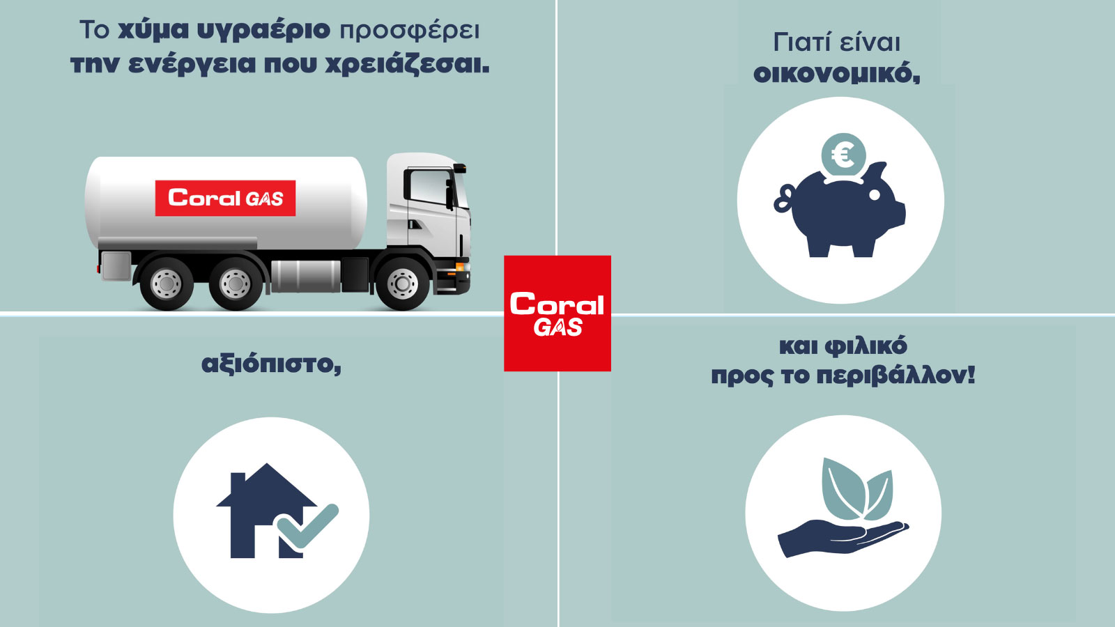 Coral Gas για κάθε σπίτι - Η σύγχρονη, οικονομική λύση