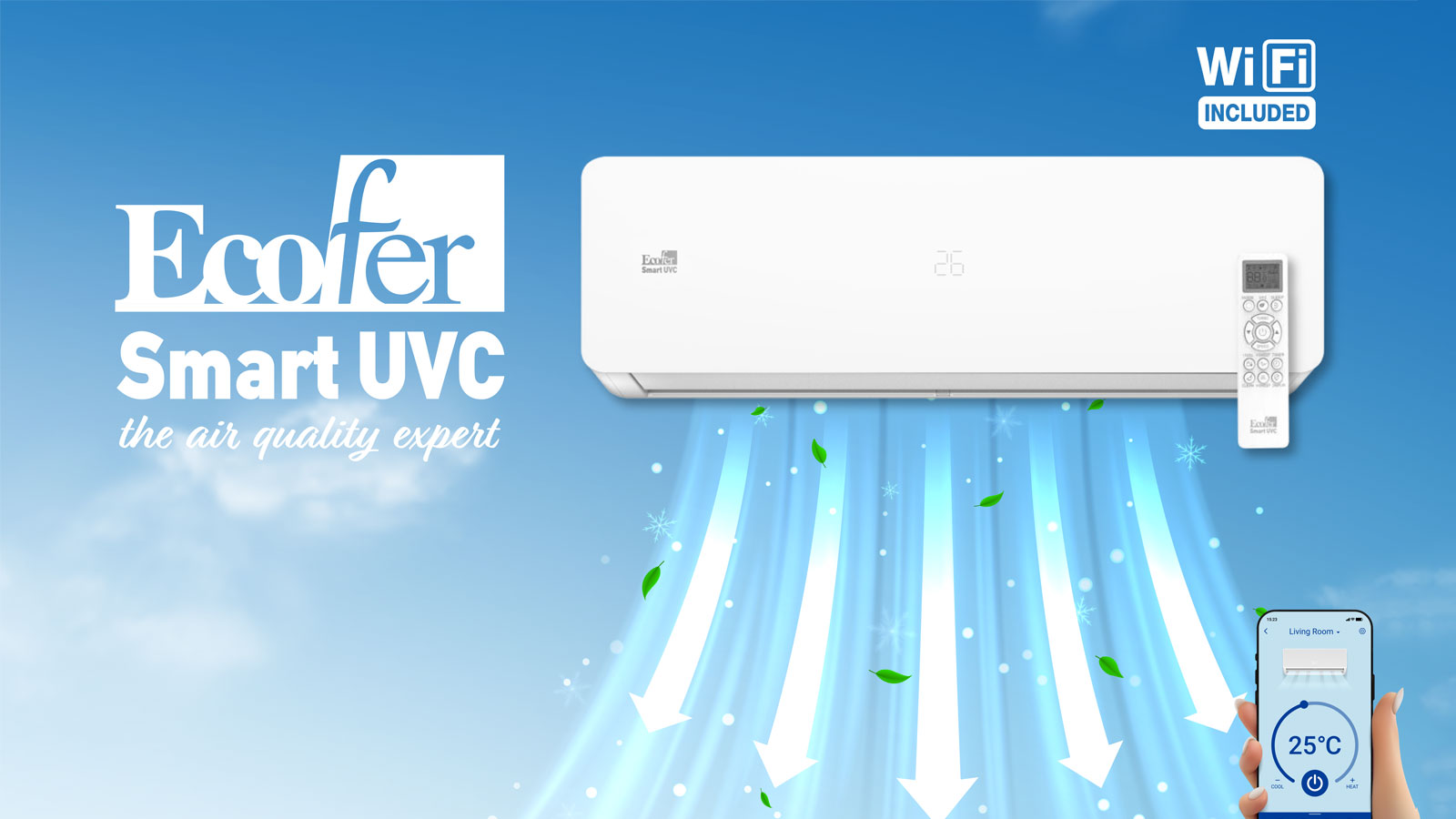 Ecofer UVC Technology, για υψηλή αισθητική σε θέρμανση και ψύξη