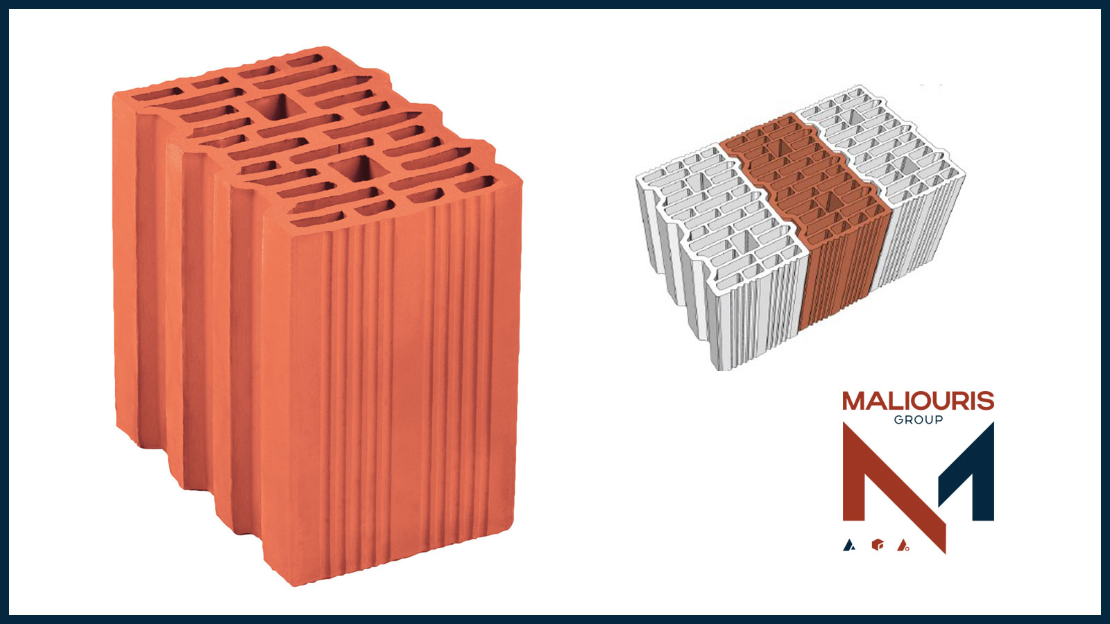 Οπτόπλινθοι ΚΛΙΜΑΜΠΛΟΚ ECO της Κεραμοποιίας Β. ΜΑΛΙΟΥΡΗΣ ΑΒΕ