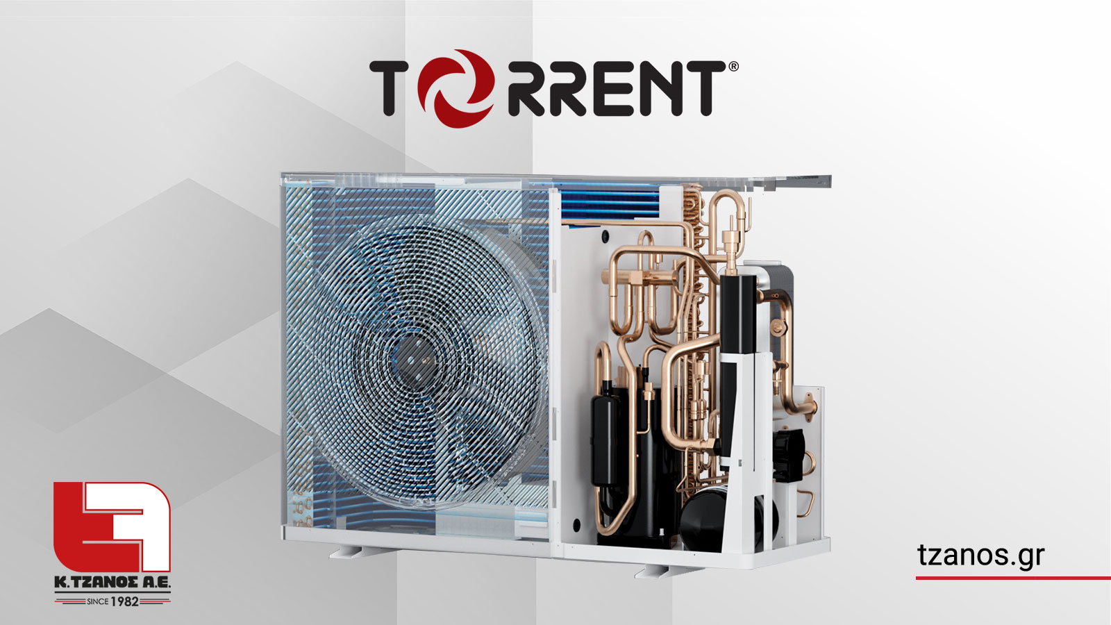  Αντλίες θερμότητας και Fan Coil TORRENT: Ένα ολοκληρωμένο σύστημα, θερμαίνει, δροσίζει, εξοικονομεί