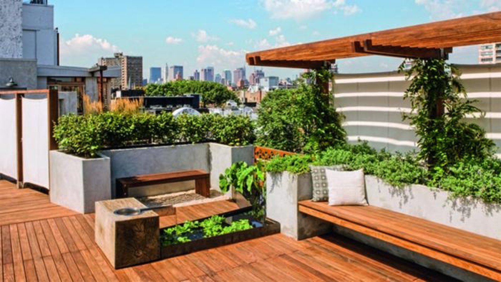 Μετέτρεψε την ταράτσα σε roof garden που ξεχωρίζει