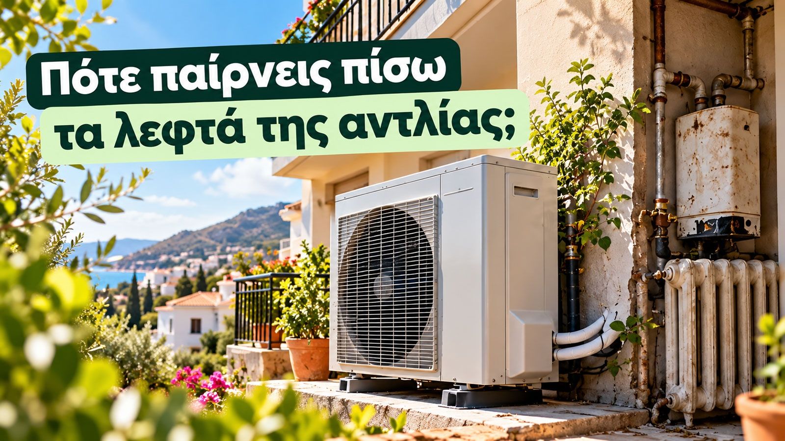 Αντλία θερμότητας: Πόσο κοστίζει και σε πόσα χρόνια παίρνεις τα λεφτά της πίσω;