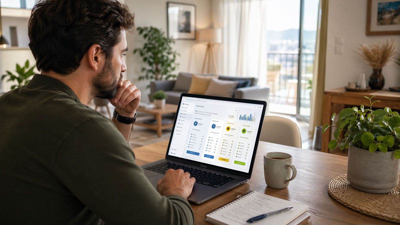 ¶τομο σε σπίτι συγκρίνει προσφορές παρόχων ρεύματος σε φορητό υπολογιστή.
