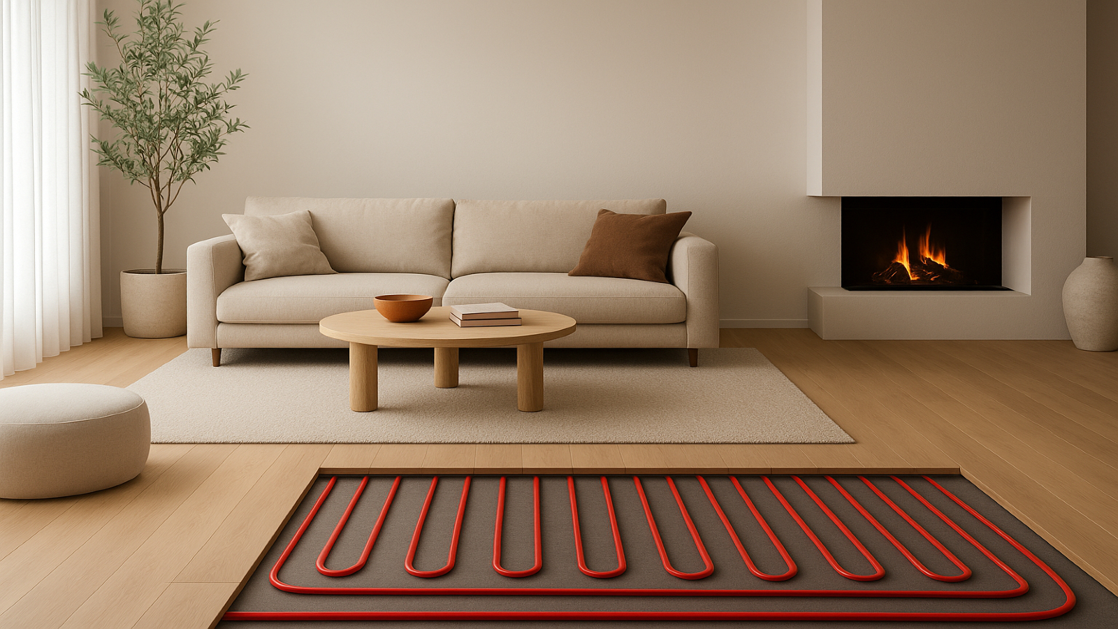 Ανεση, στυλ και εξοικονόμηση ενέργειας με ενδοδαπέδια θέρμανση