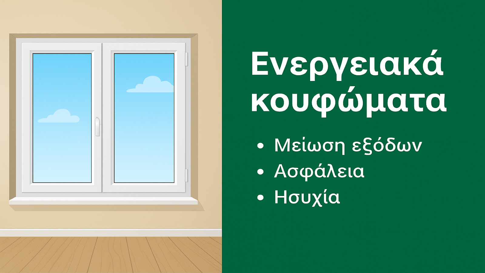 Γιατί αξίζουν την επιλογή σου τα ενεργειακά κουφώματα