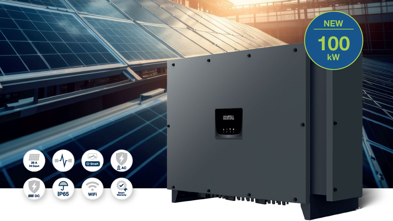 PIKO CI 100: Ο ολοκαίνουριος εμπορικός αντιστροφέας της KOSTAL 