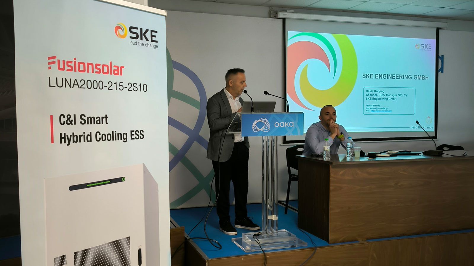 Huawei C&I Truck: Πράσινη τεχνολογία στο ΟΑΚΑ με τη SKE