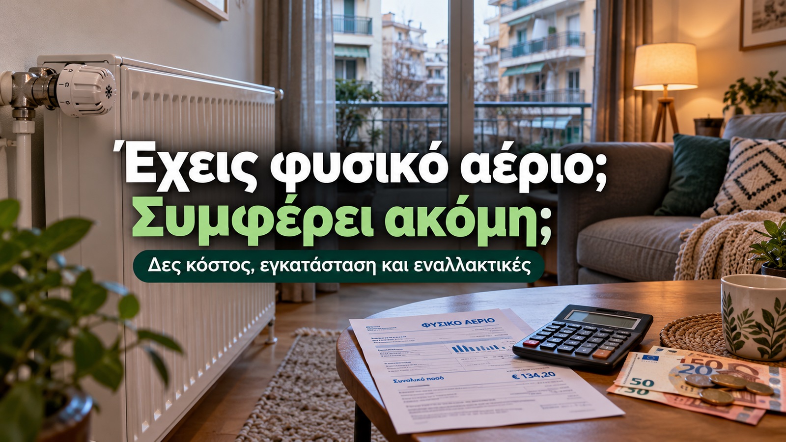 Έχεις φυσικό αέριο στο σπίτι; Δες αν εξακολουθεί να συμφέρει ή αν αξίζει να αλλάξεις θέρμανση, υπολογίζοντας το κόστος λειτουργίας και εγκατάστασης. Έχεις φυσικό αέριο στο σπίτι; Δες αν εξακολουθεί να συμφέρει ή αν αξίζει να αλλάξεις θέρμανση, υπολογίζοντας το κόστος λειτουργίας και εγκατάστασης.