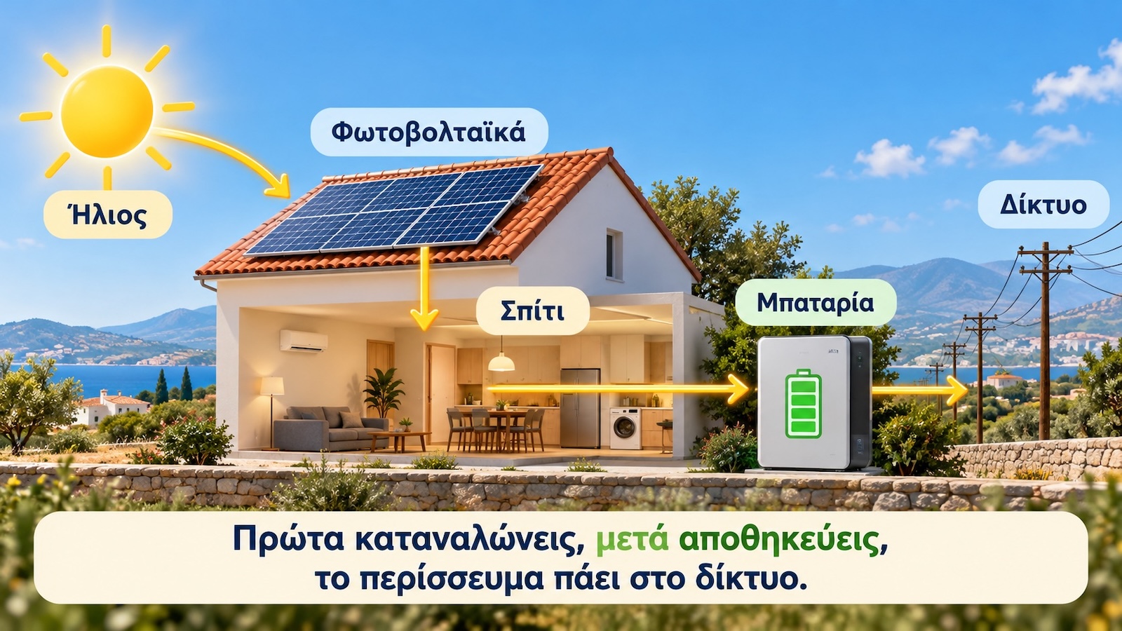 Θες σπίτι χωρίς λογαριασμό ρεύματος; Τι χρειάζεσαι για ενεργειακή αυτονομία Θες σπίτι χωρίς λογαριασμό ρεύματος; Τι χρειάζεσαι για ενεργειακή αυτονομία