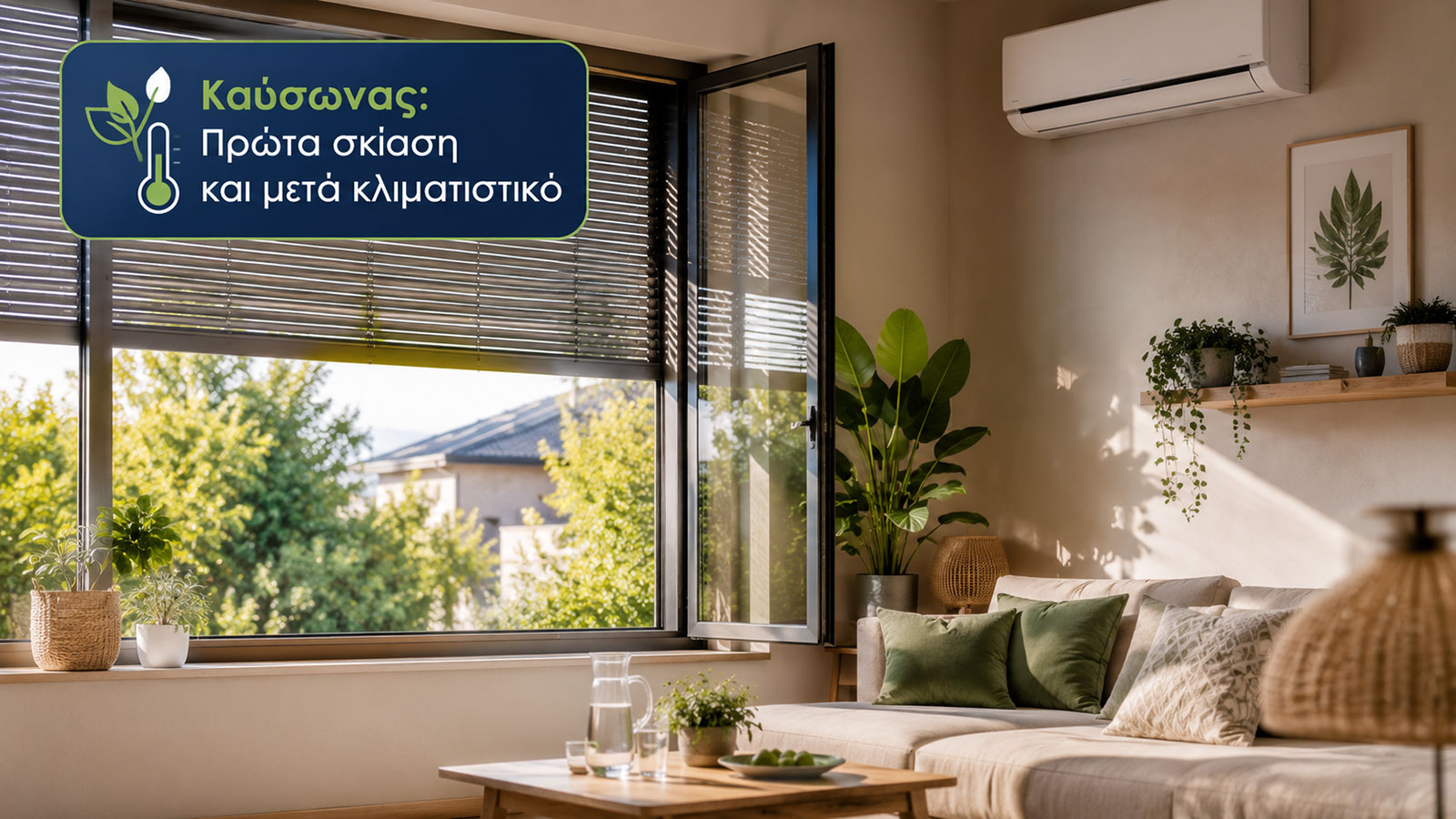 Καύσωνας: Η σωστή σειρά για να δροσίσεις οικονομικά το σπίτι Καύσωνας: Η σωστή σειρά για να δροσίσεις οικονομικά το σπίτι