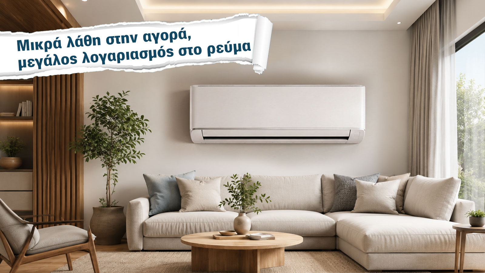 Αγορά κλιματιστικού: Τα 7 λάθη που πληρώνεις στον λογαριασμό 
