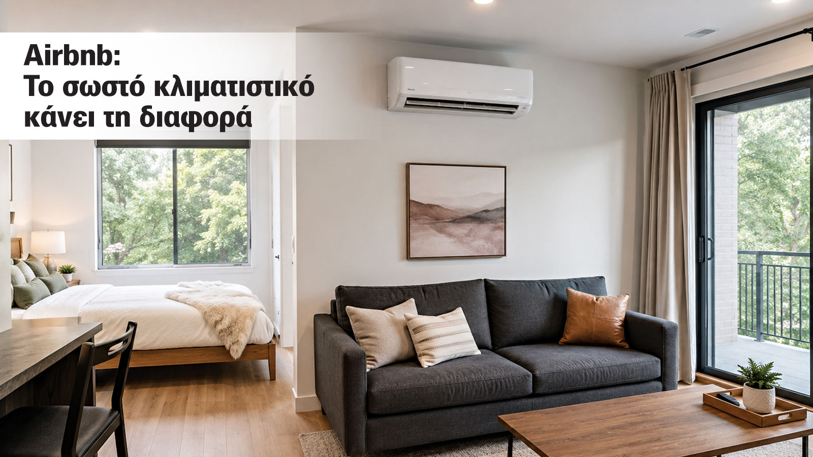 Κλιματιστικό για Airbnb και ενοικιαζόμενα: Τι πρέπει να προσέξεις Κλιματιστικό για Airbnb και ενοικιαζόμενα: Τι πρέπει να προσέξεις
