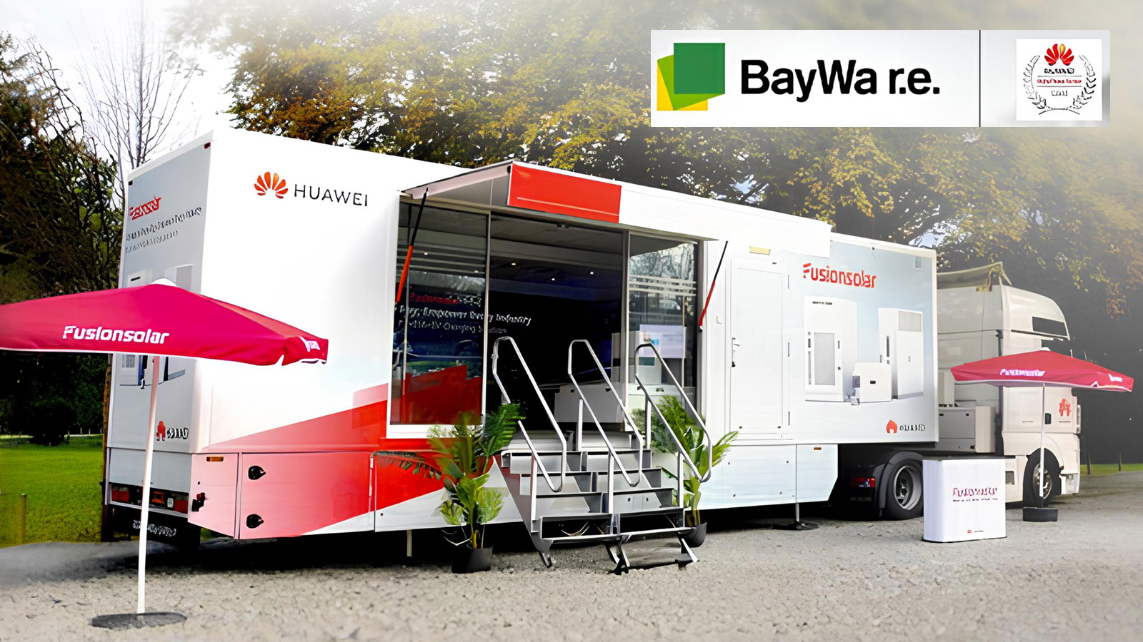 Το φορτηγό Huawei FusionSolar C&I ταξιδεύει στην Ελλάδα 