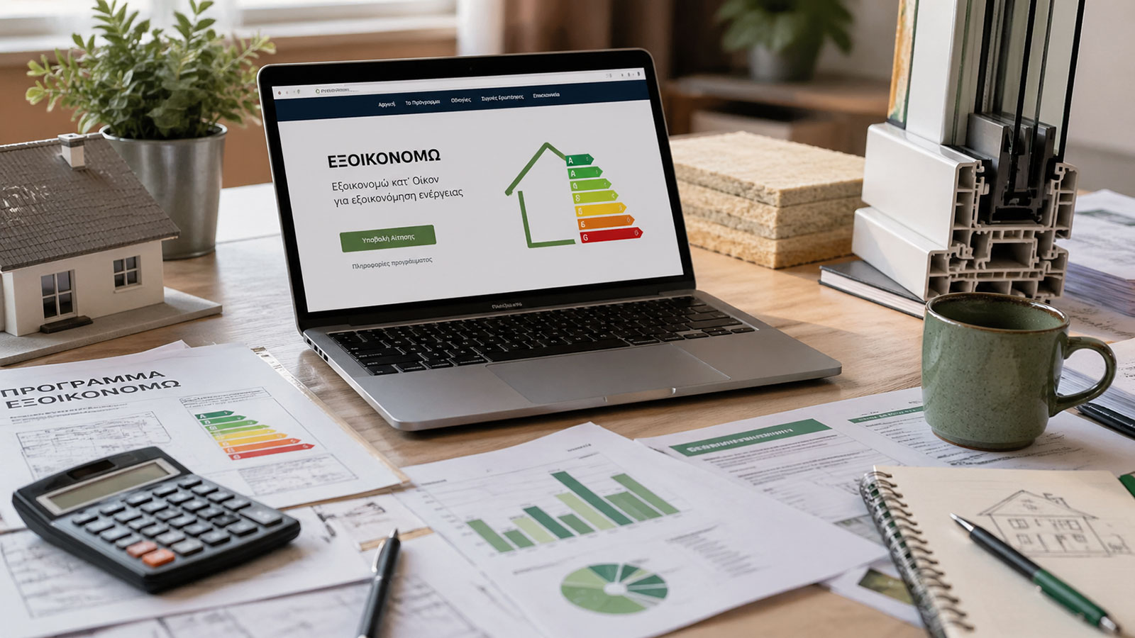 παράταση αφορά την ολοκλήρωση τεσσάρων προγραμμάτων «Εξοικονομώ» έως τις 30 Ιουνίου 2026.