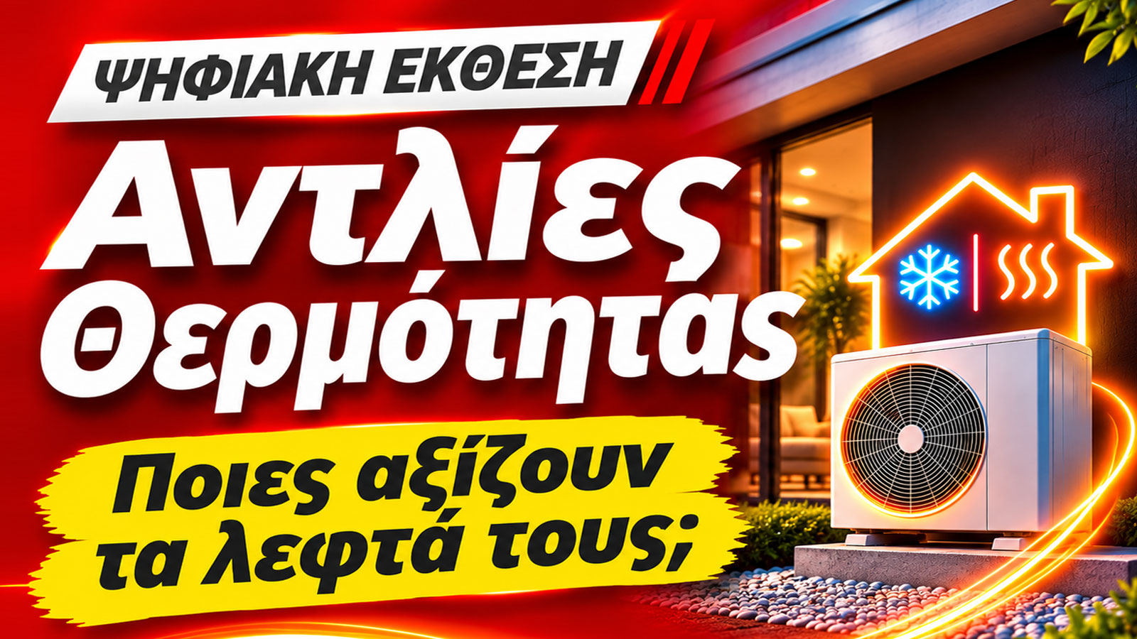 Αντλίες Θερμότητας: Μάθε γιατί όλοι μιλούν για αυτές στην Ψηφιακή Έκθεση 2026 Αντλίες Θερμότητας: Μάθε γιατί όλοι μιλούν για αυτές στην Ψηφιακή Έκθεση 2026
