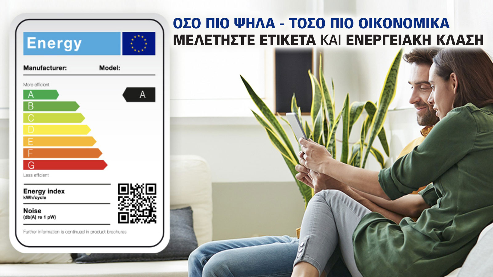 Μην πετάτε λεφτά σε Ρεύμα! Με σύμμαχο την ενεργειακή κλάση του κλιματιστικού!