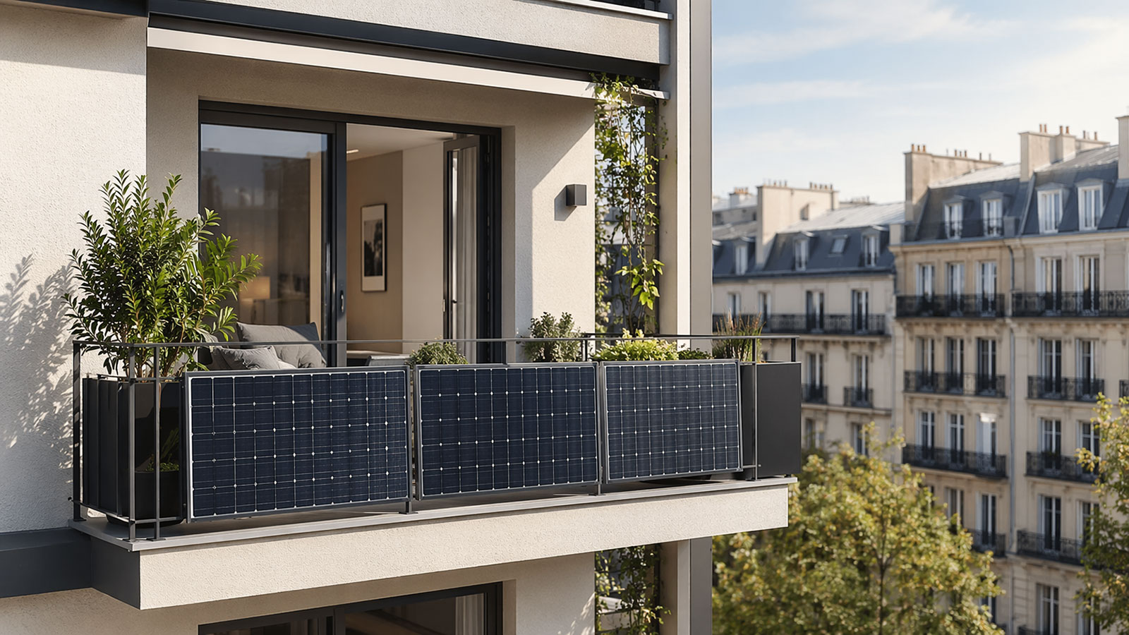 Τα φωτοβολταϊκά μπαλκονιού φέρνουν την αυτοπαραγωγή πιο κοντά και στα διαμερίσματα.