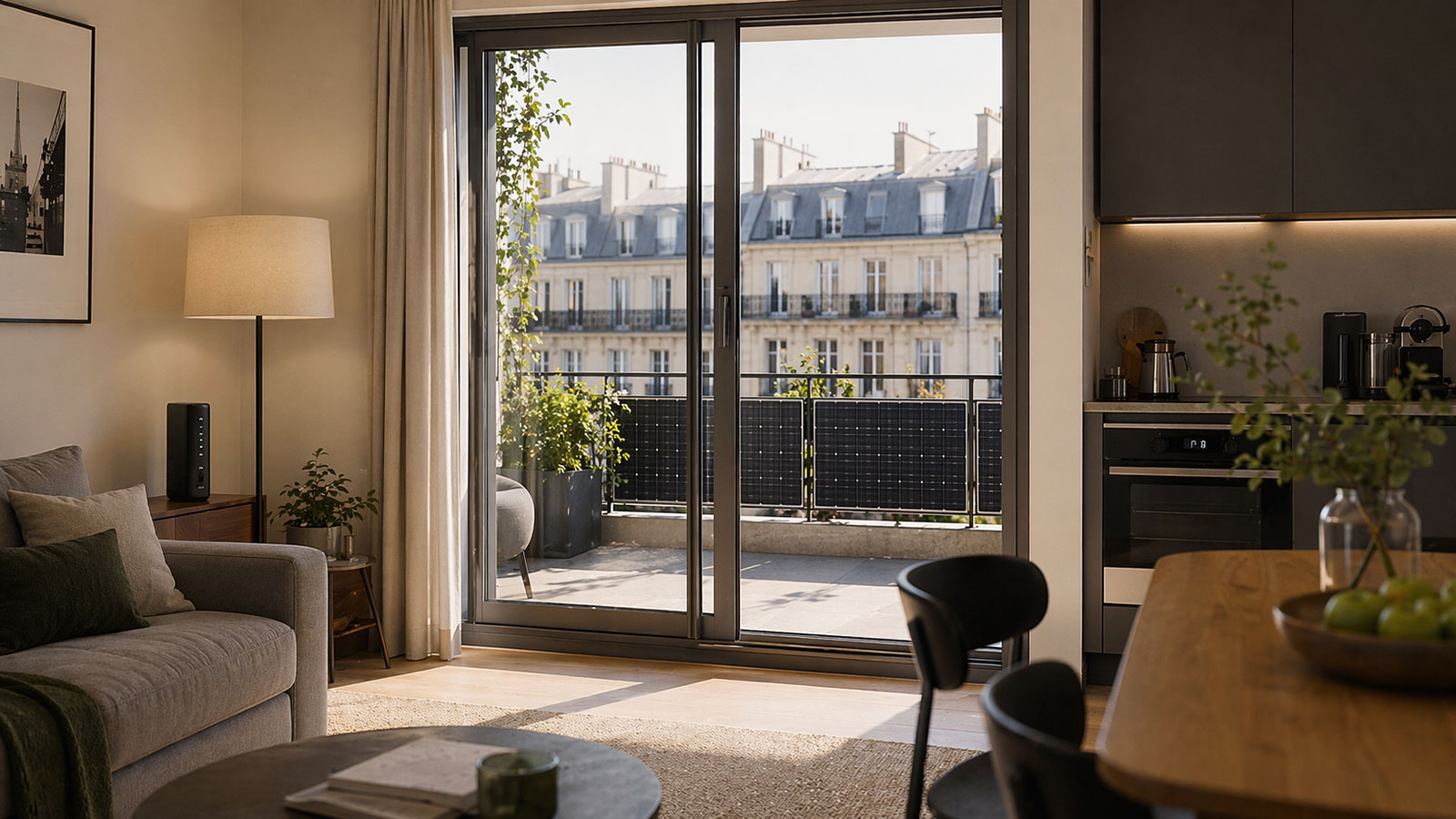 Η μικρή αυτοπαραγωγή στο μπαλκόνι στοχεύει στη μείωση μέρους της καθημερινής κατανάλωσης.