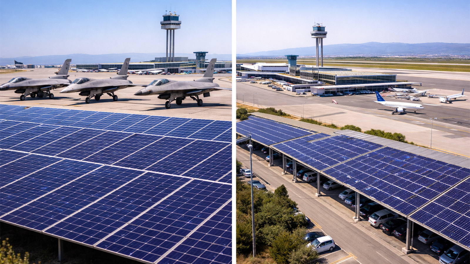 Πρώτο φωτοβολταϊκό πάρκο σε περιφερειακό αεροδρόμιο 