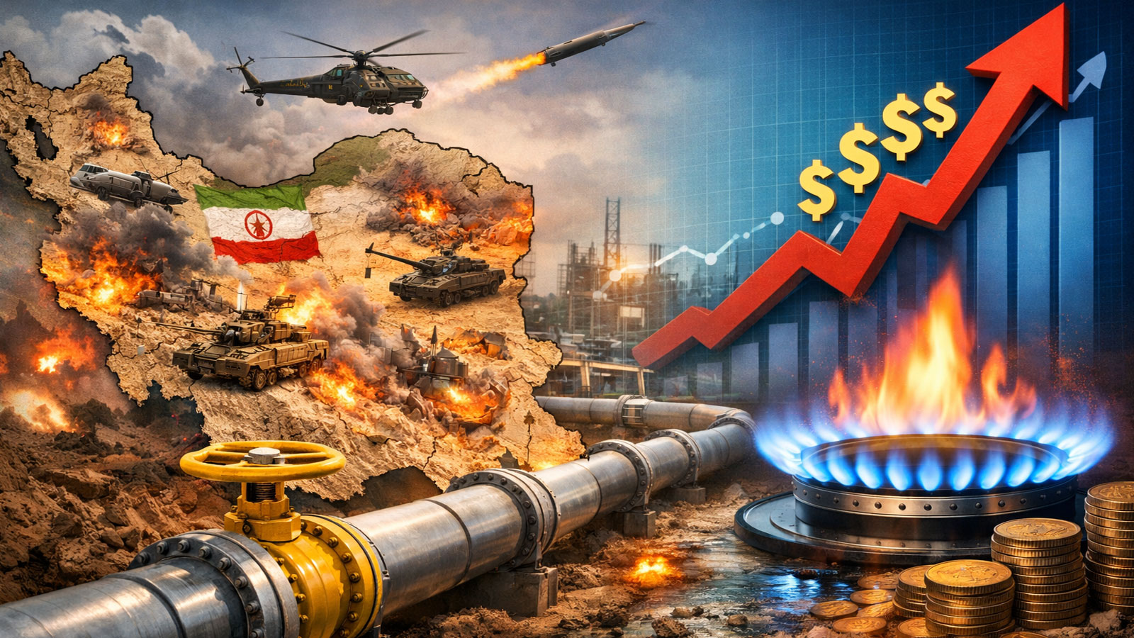 Παιχνίδια πολέμου και Ιράν: τι σημαίνουν για βενζίνη, diesel, τιμές φυσικού αερίου στην Ελλάδα 