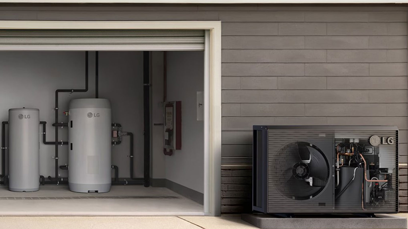 LG THERMA V Monobloc S R290-Ιδανική λύση για παραγωγή Ζεστού Νερού Χρήσης σε Ξενοδοχεία 