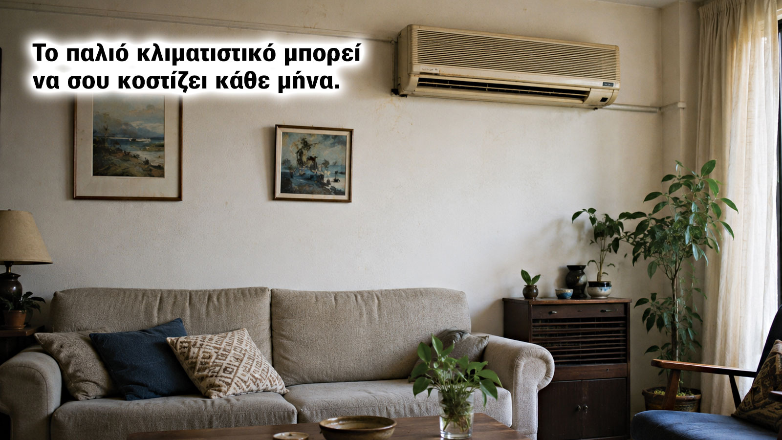 Ένα παλιό κλιματιστικό μπορεί να λειτουργεί, αλλά όχι πάντα αποδοτικά. Ένα παλιό κλιματιστικό μπορεί να λειτουργεί, αλλά όχι πάντα αποδοτικά.