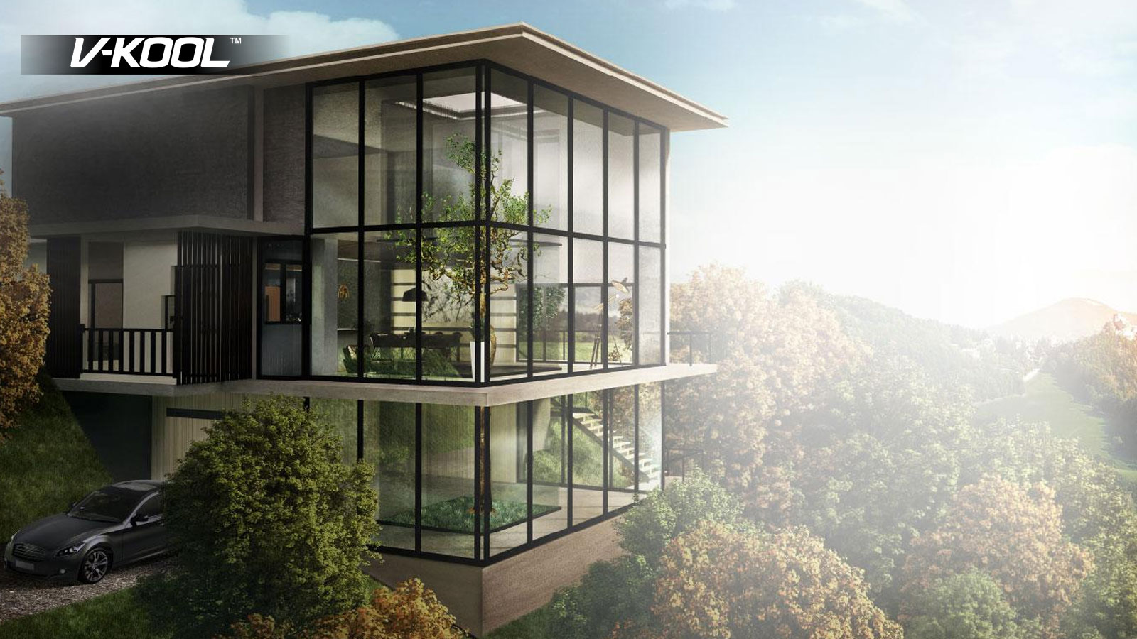 Αντηλιακές Μεμβράνες Σπιτιών από την V-KOOL  