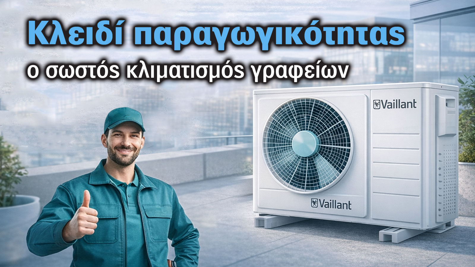 Vaillant climaVAIR: γιατί είναι δυνατός συνδυασμός άνεσης και οικονομίας 
