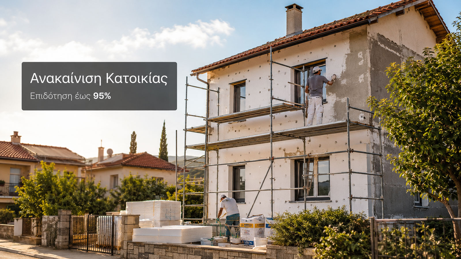 Η δράση αφορά παλιές κατοικίες που μπορούν να ανακαινιστούν και να γίνουν ξανά λειτουργικές. Η δράση αφορά παλιές κατοικίες που μπορούν να ανακαινιστούν και να γίνουν ξανά λειτουργικές.