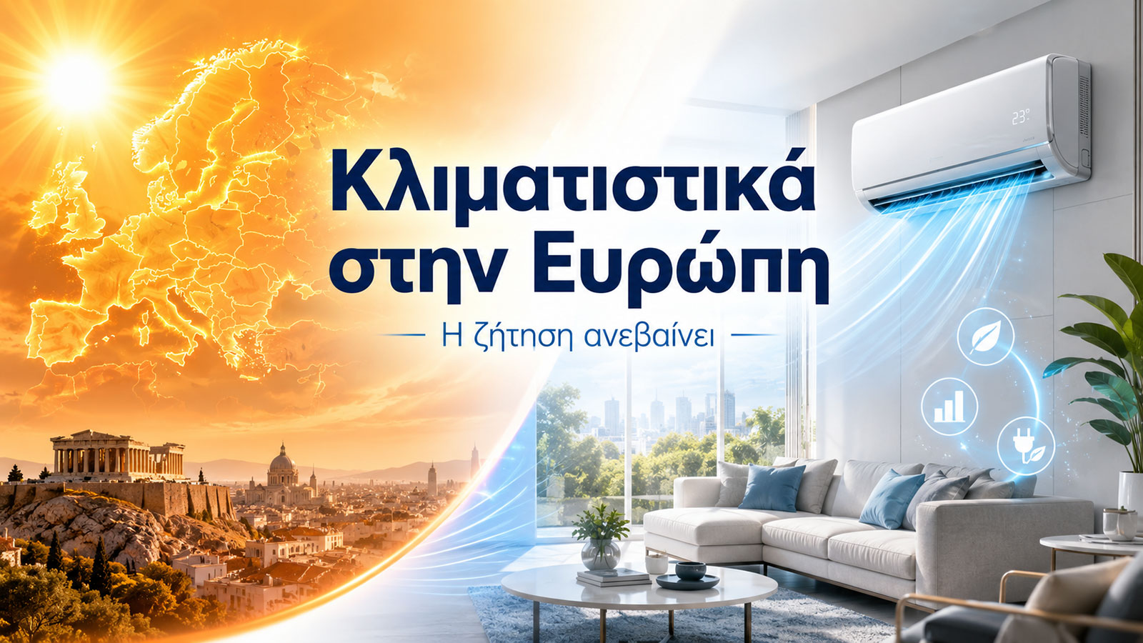 Κλιματιστικά: Η Ευρώπη αγοράζει περισσότερη δροσιά 