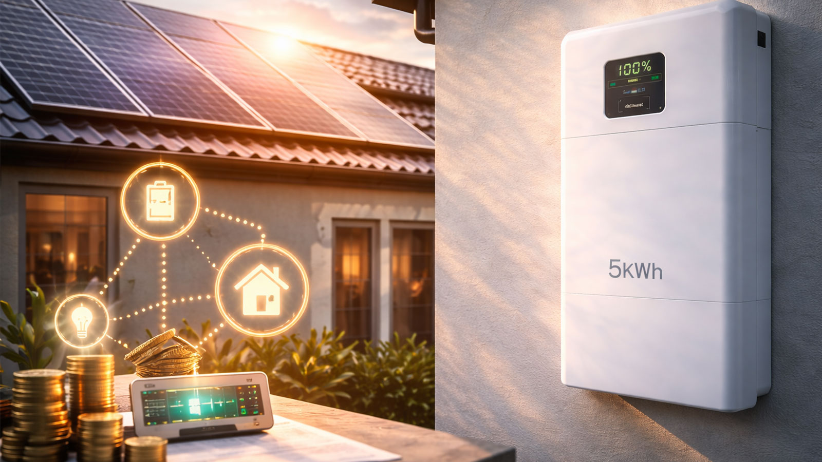 Νέα οικιακή μπαταρία inverter 5 kWh για σπίτια με φωτοβολταϊκά 