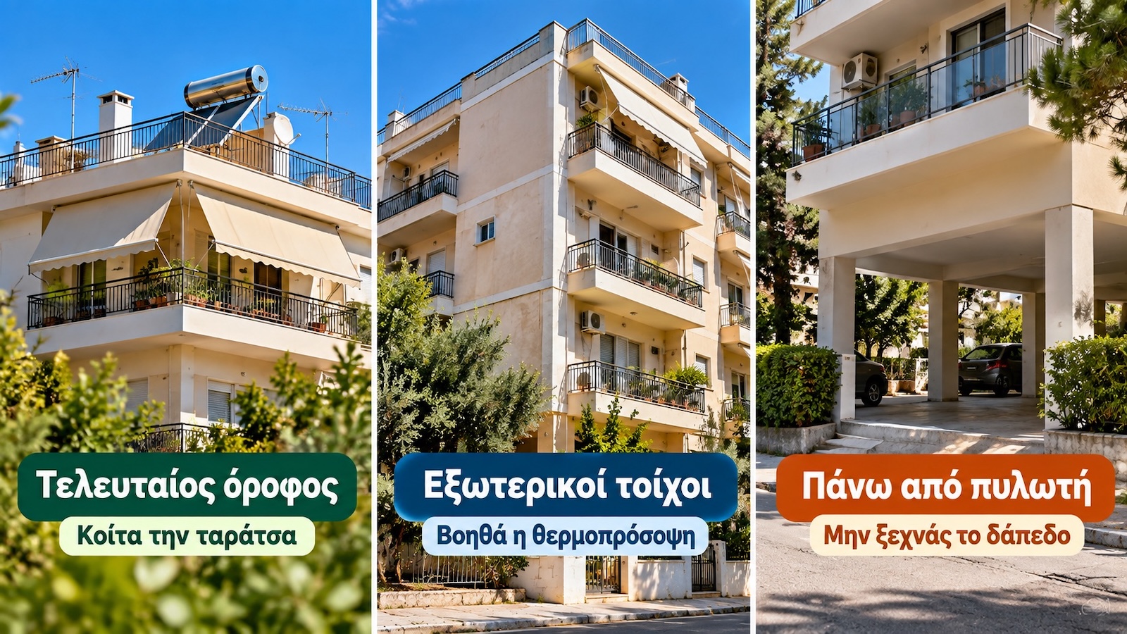 Μόνωση σε ταράτσα, τοίχους ή κουφώματα; Από πού χάνει περισσότερο το σπίτι σου; 