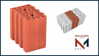 Οπτόπλινθοι ΚΛΙΜΑΜΠΛΟΚ ECO της Κεραμοποιίας Β. ΜΑΛΙΟΥΡΗΣ ΑΒΕ