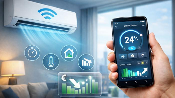 Ξέχνα το τηλεκοντρόλ: Wi-Fi κλιματιστικό που ελέγχεται από το κινητό σου