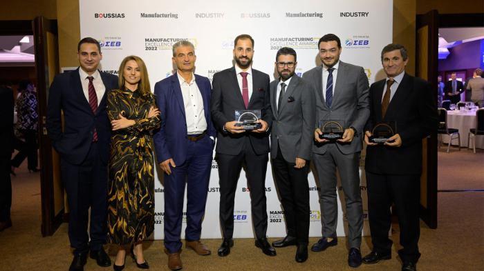 Η βράβευση της Europa στα Manufacturing Excellence Awards 2022.