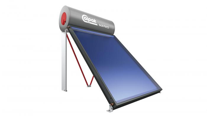 Ο νέος ηλιακός θερμοσίφωνας Calpak Mark 5. Υψηλής τεχνολογίας παραγωγή, δύναμη, στιβαρότητα, design, με την υπογραφή της Calpak.

