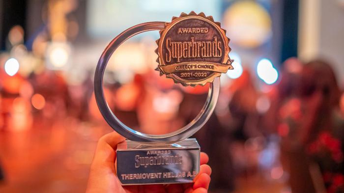 H Thermovent Hellas A.E. βραβεύεται ως το νέο Superbrand! 