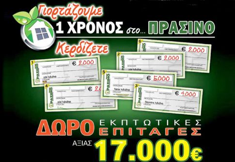 Οι συμμετέχοντες κέρδισαν εκπτωτικές δωροεπιταγές συνολικής αξίας 17.000 ευρώ!