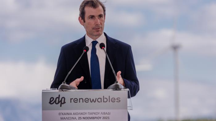 Εγκαίνια για το πρώτο έργο της EDP Renewables στην Ελλάδα, με ένα αιολικό πάρκο να παράγει ενέργεια που θα μπορεί να τροφοδοτήσει περισσότερα από 28.000 νοικοκυριά.  