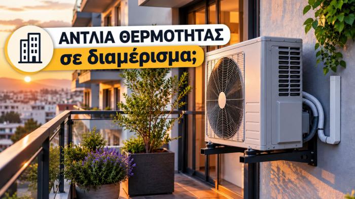 Αντλία θερμότητας σε διαμέρισμα: Πότε γίνεται και πότε όχι Αντλία θερμότητας σε διαμέρισμα: Πότε γίνεται και πότε όχι
