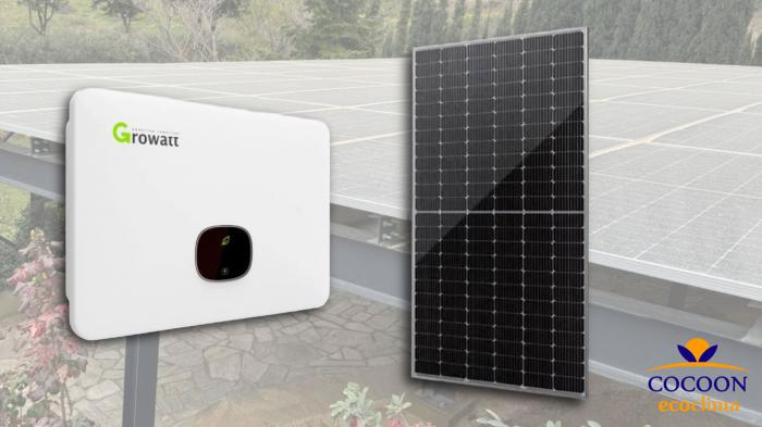 Φωτοβολταϊκό έργο 34,10 kWp στον Κάλαμο με εξοπλισμό HT-SAAE και Growatt