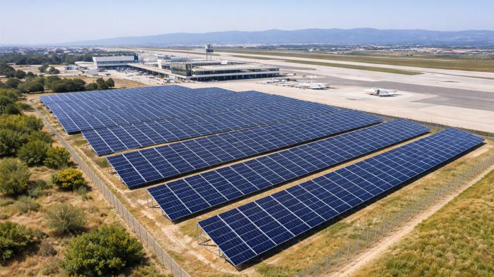 Πρώτο φωτοβολταϊκό πάρκο σε περιφερειακό αεροδρόμιο