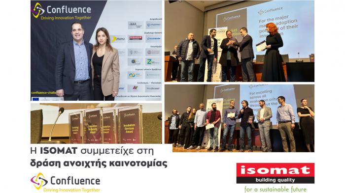 Η ISOMAT συμμετείχε στη δράση ανοιχτής καινοτομίας Confluence Challenge.