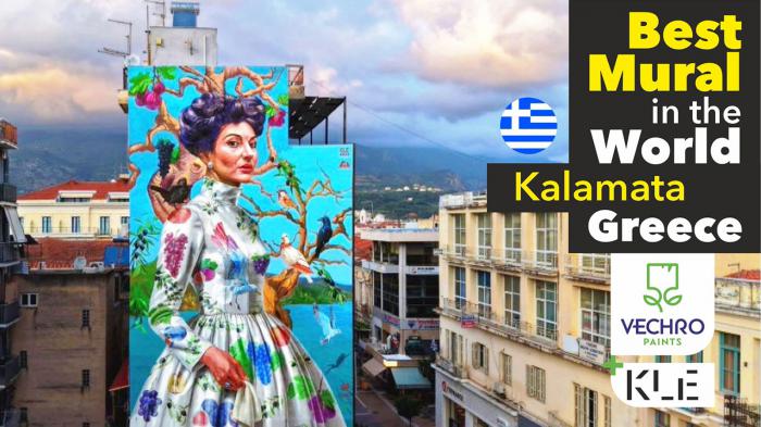 Παγκόσμια διάκριση για την τοιχογραφία του KLE στην Καλαμάτα