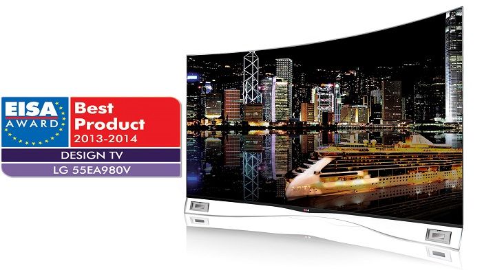 Βραβείο EISA 2013 στην τηλεόραση Curved OLED της LG
