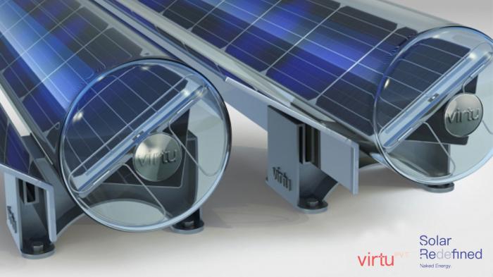 Ηλιακός συλλέκτης με ενσωματωμένο φωτοβολταϊκό για ταυτόχρονη παραγωγή ζεστού νερού και ηλεκτρικού ρεύματος.